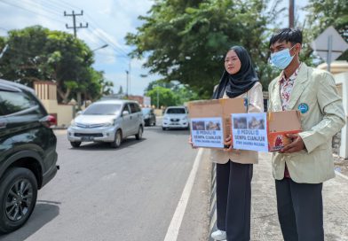 Mahasiswa STMIK Dharma Wacana Metro Menggalang Dana untuk Korban Gempa Cianjur